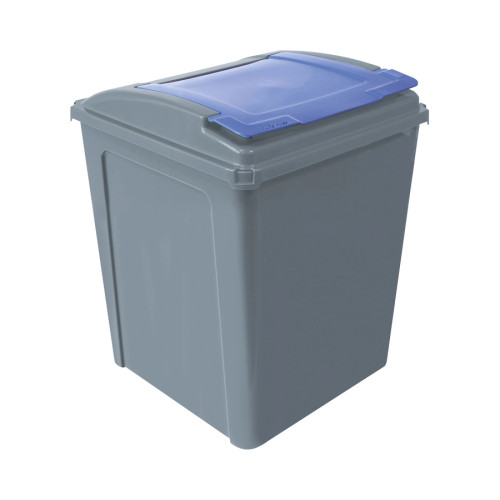 Eco Waste Recycling Bin Blue 50L