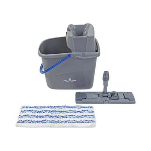 Easy wash flat mop kit - Blue