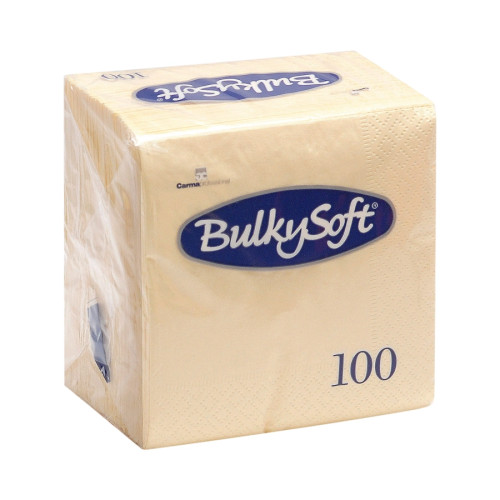 BulkySoft Napkins 2ply, 40cm - Cream - Case of 2000