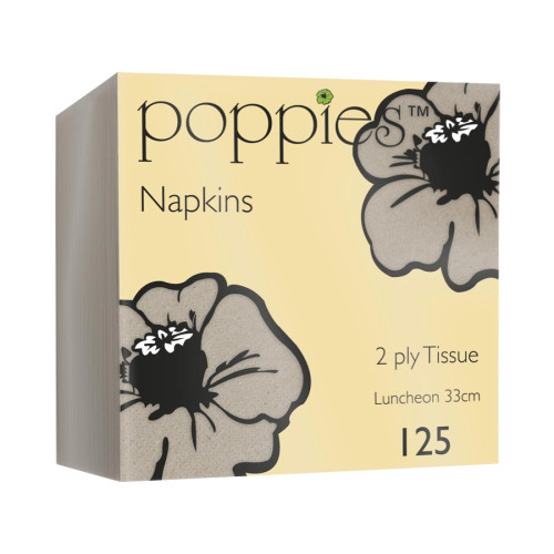 3314RCHT 33cm 4 Fold - Unbleached