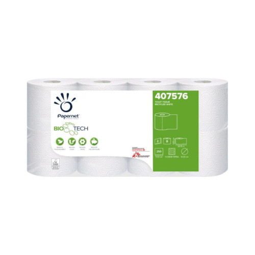 407576 - Toilet Rolls - 2ply Recycled BioTech