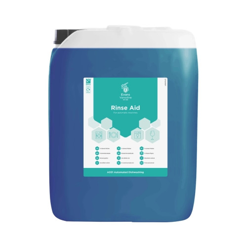 Evans Vanodine Rinse Aid - 20L - Unit