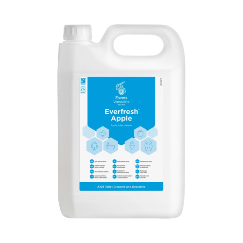 5L Everfresh Apple Toilet and Washroom Cleaner 