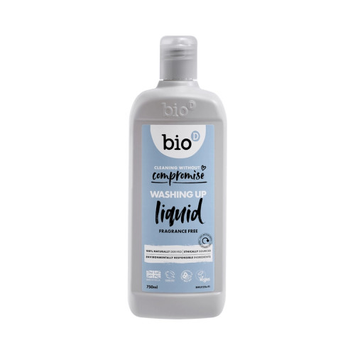 Bio-D Fragrance Free Washing Up Liquid 750ml