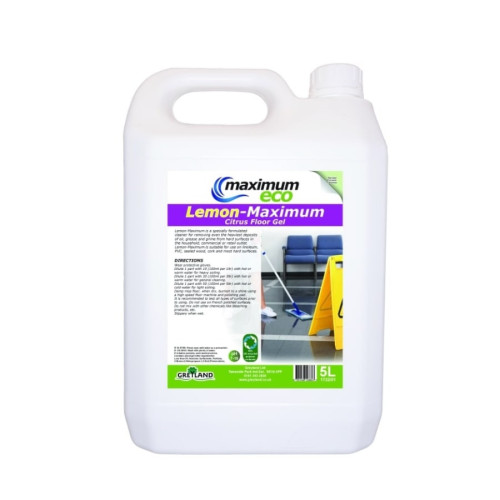 Floor Gel - Lemon Maximum - 5L - Case of 2