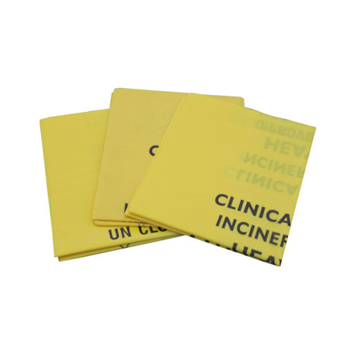 Medium Duty Waste Bag - Yellow Striped