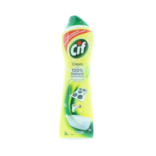 Cif Cream Cleaner - Lemon - 500ml - Individual