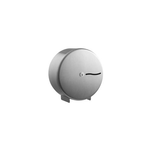JDS Brushed Stainless Steel Mini Jumbo Toilet Roll Dispenser
