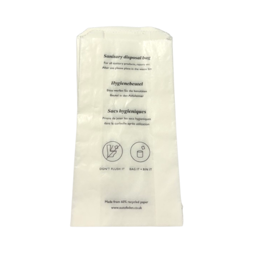 Paper Sanitary Disposal Bags 