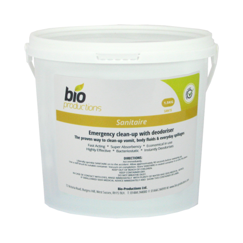 Spectrum Cleaning Solutions - Sanitaire Clean Up Powder - 1.5kg ...