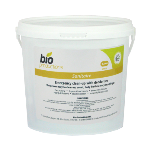 1.5kg Sanitaire Emergency Clean Up Powder
