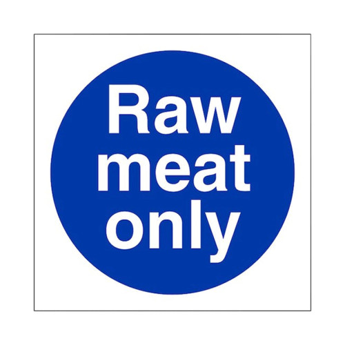 Raw meat Sign
