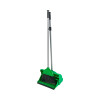 Abbey Long Handled Dustpan and Brush - Green