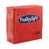 BulkySoft Luncheon Napkins 2ply, 33cm - Red - Case of 2000