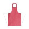 Water Resistant Bib Apron Red And White Stripe