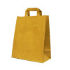 Paper Food Takeaway Food Carrier Bag 10x15.5x12" - 100