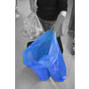 Blue bin liner