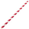 Red and White Paper Straws