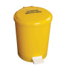 12L Yellow Clinical Wast Pedal Bin