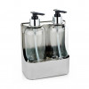 Dispenser - Twin Bottle Holder - 300ml - Stainless Steel - Individual