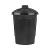 Black Waste Bin