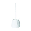 White Open Set Toilet Brush